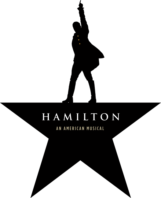 Hamilton Star Transparent Background - Hamilton Musical Logo Png (527x647), Png Download