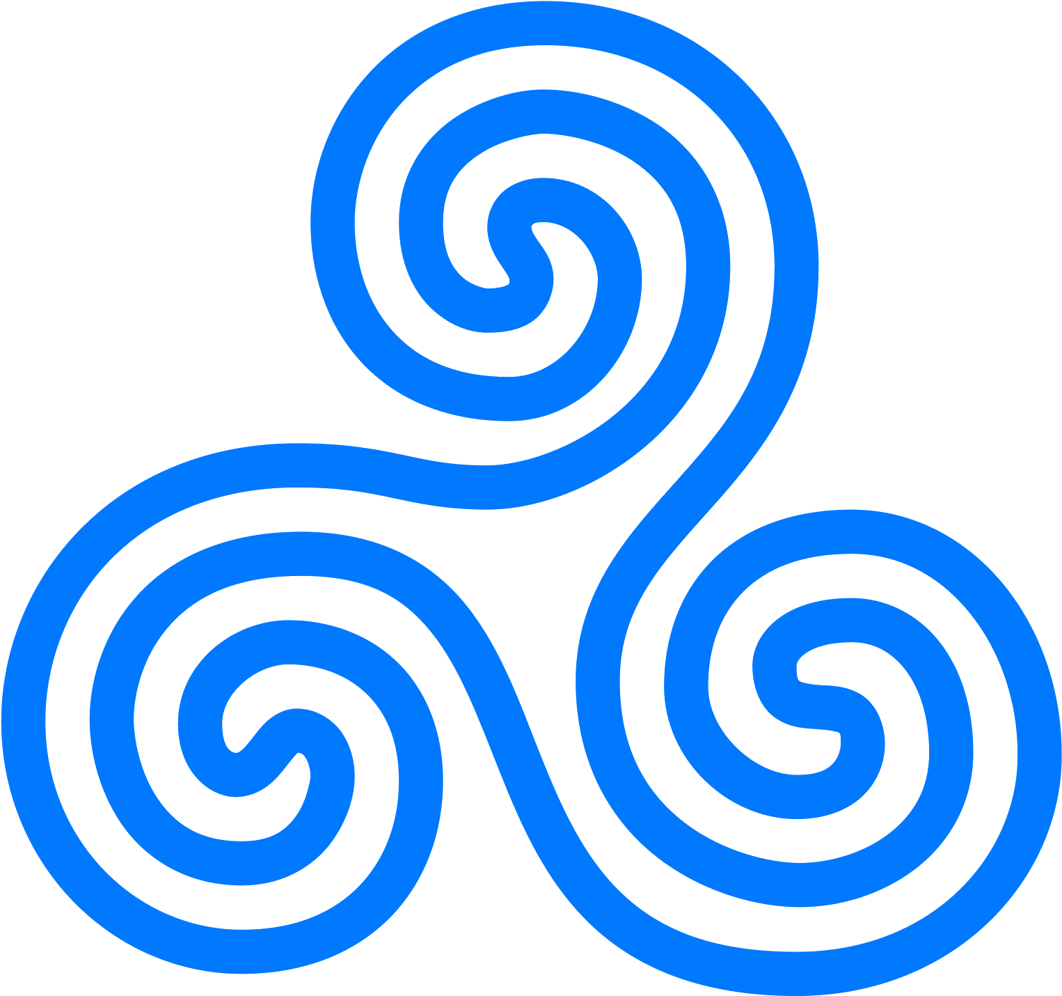 Triskelion Symbol Celts Celtic Knot Bdsm Emblem - Celtic Symbol Triple Spiral (1526x1430), Png Download