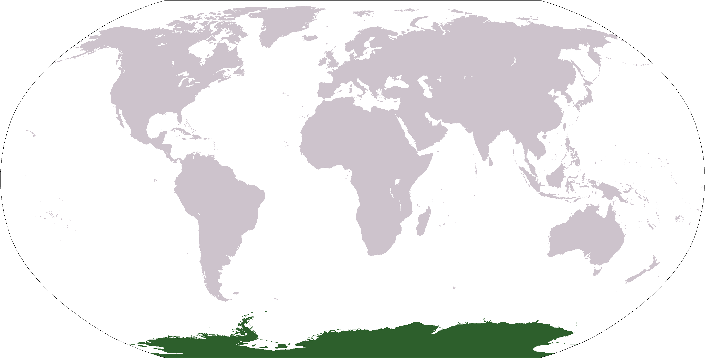 Locationantarctica Transparent - World Map Blank With Borders (2759x1404), Png Download