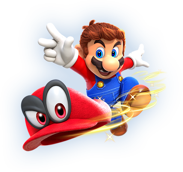 Super Mario Odyssey Artwork2 - Super Mario Odyssey Reviews (611x575), Png Download