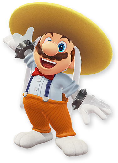 Super Mario Odyssey Zombie Costume (720x760), Png Download