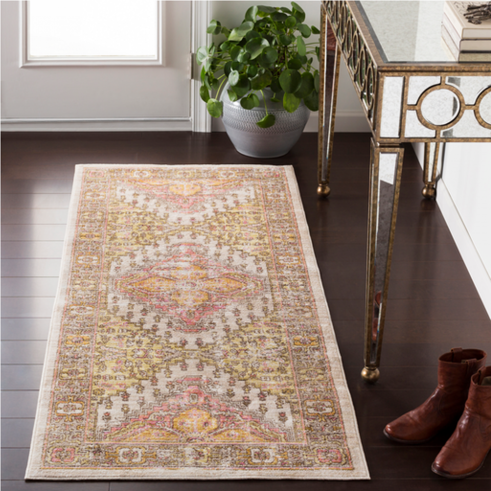 Develi Rug, Blush - Bungalow Rose Kamil Purple / Blue Area Rug Rug Size: (1000x1330), Png Download