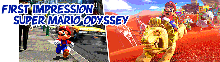 Super Mario Odyssey - Nintendo Switch - Red + Super Mario Odyssey Game Console (720x200), Png Download