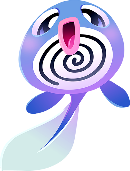 #060 Poliwag By Kuitsuku - Pokemon Kuitsuku Poliwag (418x550), Png Download