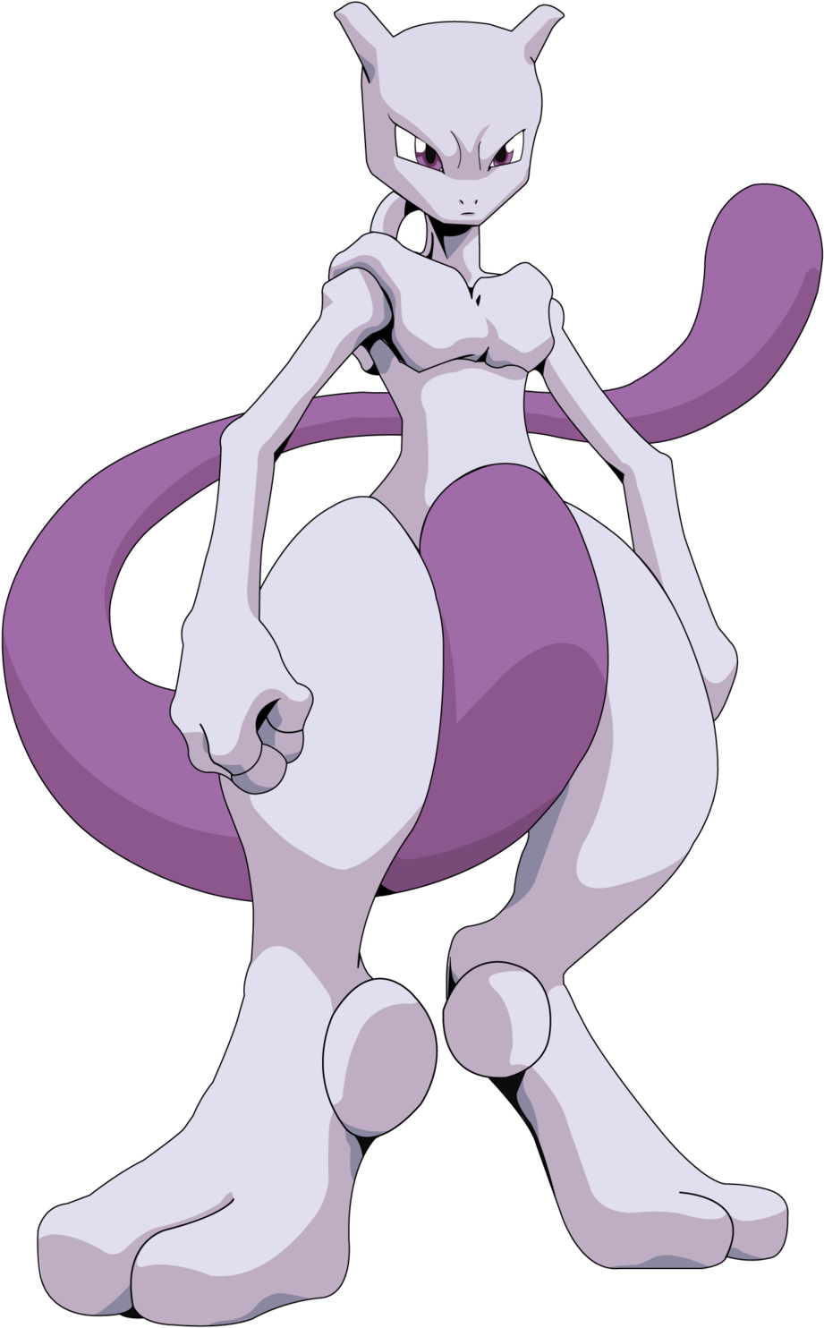 Mewtwo By Willgois-d2yudpi - Pokemon Mewtwo Vector (1024x1756), Png Download