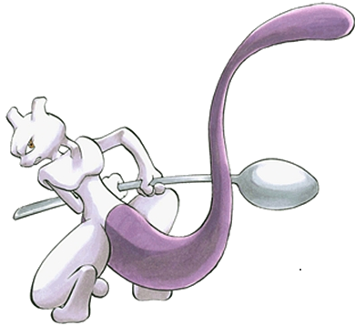 Mewtwo - Mewtwo Pokemon Special (390x358), Png Download