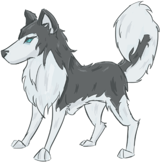 Home / Creature Tails - Moving Husky (360x360), Png Download