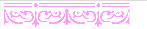 Stencil Arabesco Vitoriano - Arabesque (600x800), Png Download