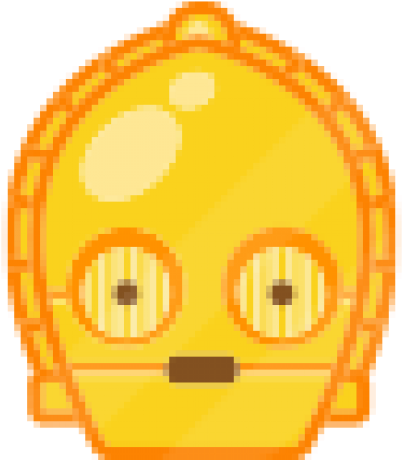 C3po Emoji (465x465), Png Download