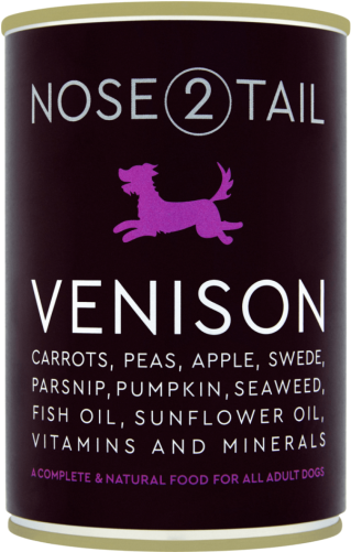 Image Of Nose 2 Tail Venison Dog Food 395g X 12 - Nose2tail Complete Dog Food - Chicken Loaf 12 X 400g (500x500), Png Download