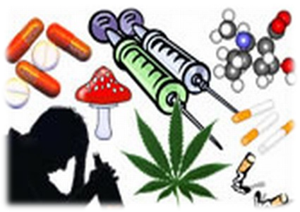 Son Drogas Que Producen Dependencia Física Y Sicológica, - Effects Of Drugs Drawing (425x300), Png Download