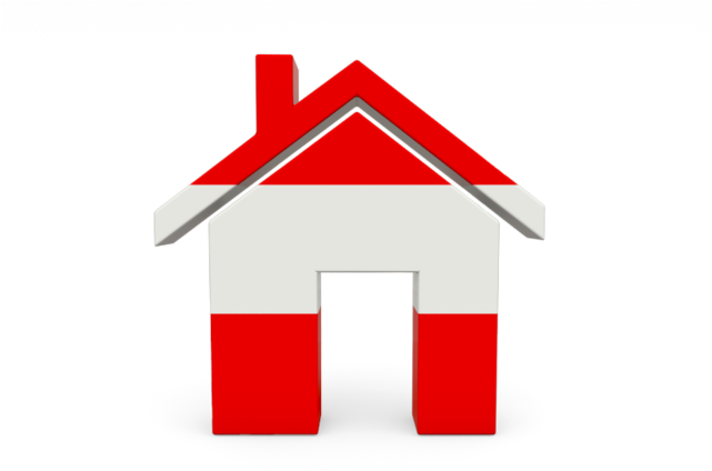 Download Flag Icon Of Austria At Png Format - House (640x480), Png Download