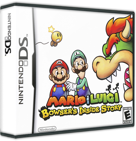 Mario & Luigi - Mario And Luigi Bowser's Inside Story (587x598), Png Download