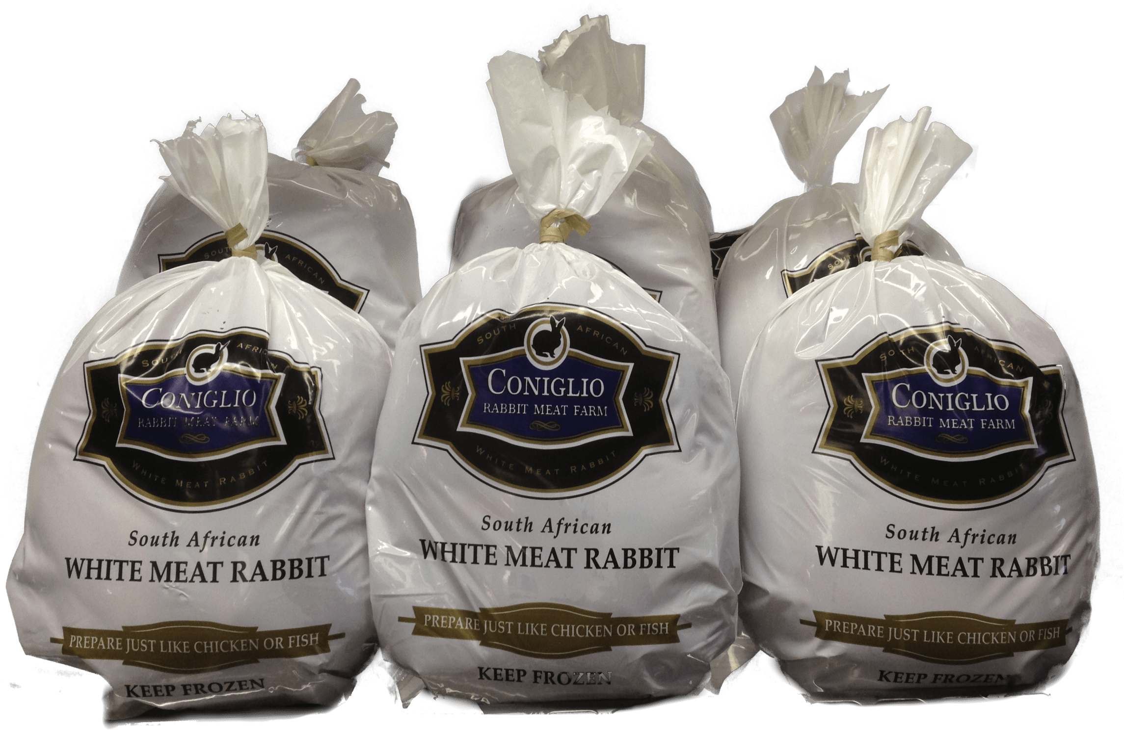 Whole Frozen Rabbit Group No Background - Rabbit (2290x1488), Png Download