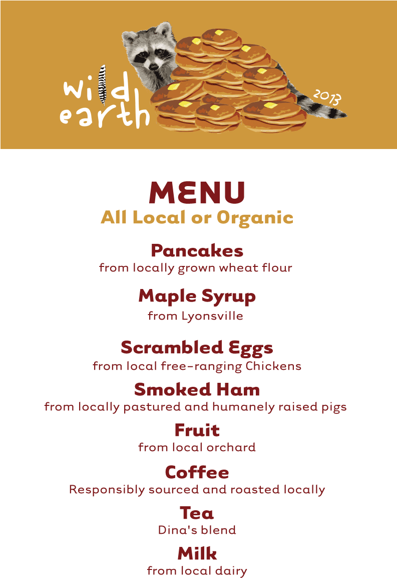 2013 Pancake Menu - Breakfast Menu With Pancakes (792x1224), Png Download