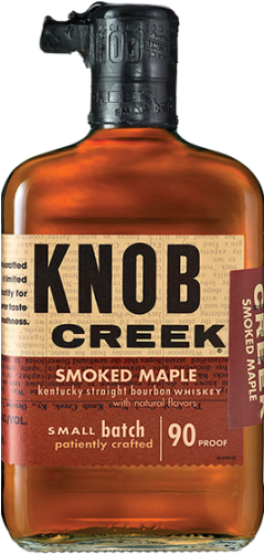 Knob Creek Smoked Maple Bourbon - Knob Creek Bourbon 750ml (405x500), Png Download