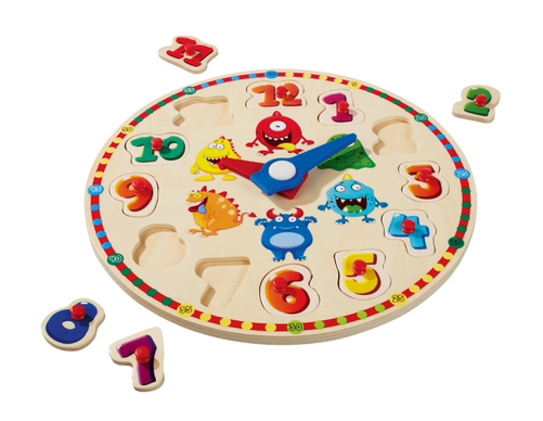 Time Clock Puzzle - Speelgoed 2 6 Jaar (500x500), Png Download