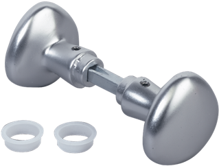 Round Knob Pair In Aluminum - Locinox 3006 Kr (400x300), Png Download