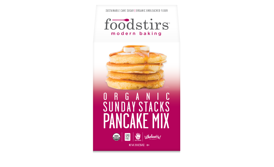 Foodstirs Organic Sunday Stacks Pancake Mix - Foodstirs - Organic Sunday Stacks Pancake Mix - 20 (900x550), Png Download