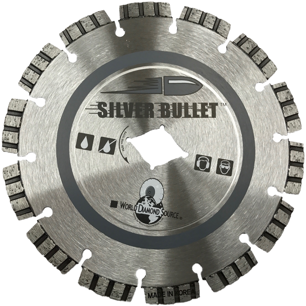 Concrete Saw Blade - Pearl Abrasive Pv1412sds2 14 Inch X .125 X 20mm Hard (600x600), Png Download