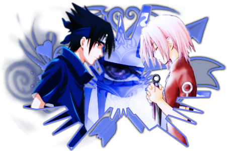 Http - //dl - Glitter Graphics - Go To Www - Glitter - Imagenes De Sakura Y Sasuke Cool (500x300), Png Download