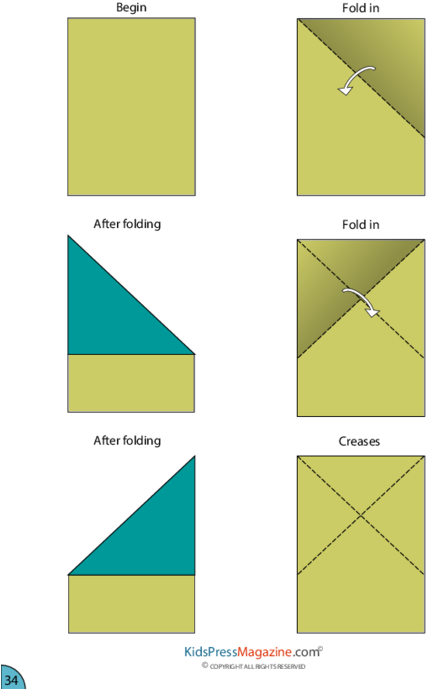 Paper Airplane Instructions Fuselage - Fuselage Paper Airplane (500x707), Png Download