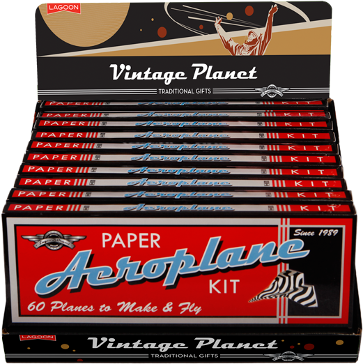 Paper Airplane Kit - Lagoon Paper Aeroplane Kit (600x600), Png Download
