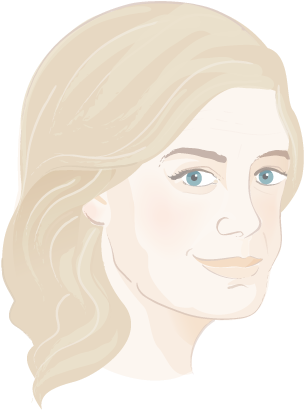 Graphic Of Woman's Face - Illustration (400x426), Png Download