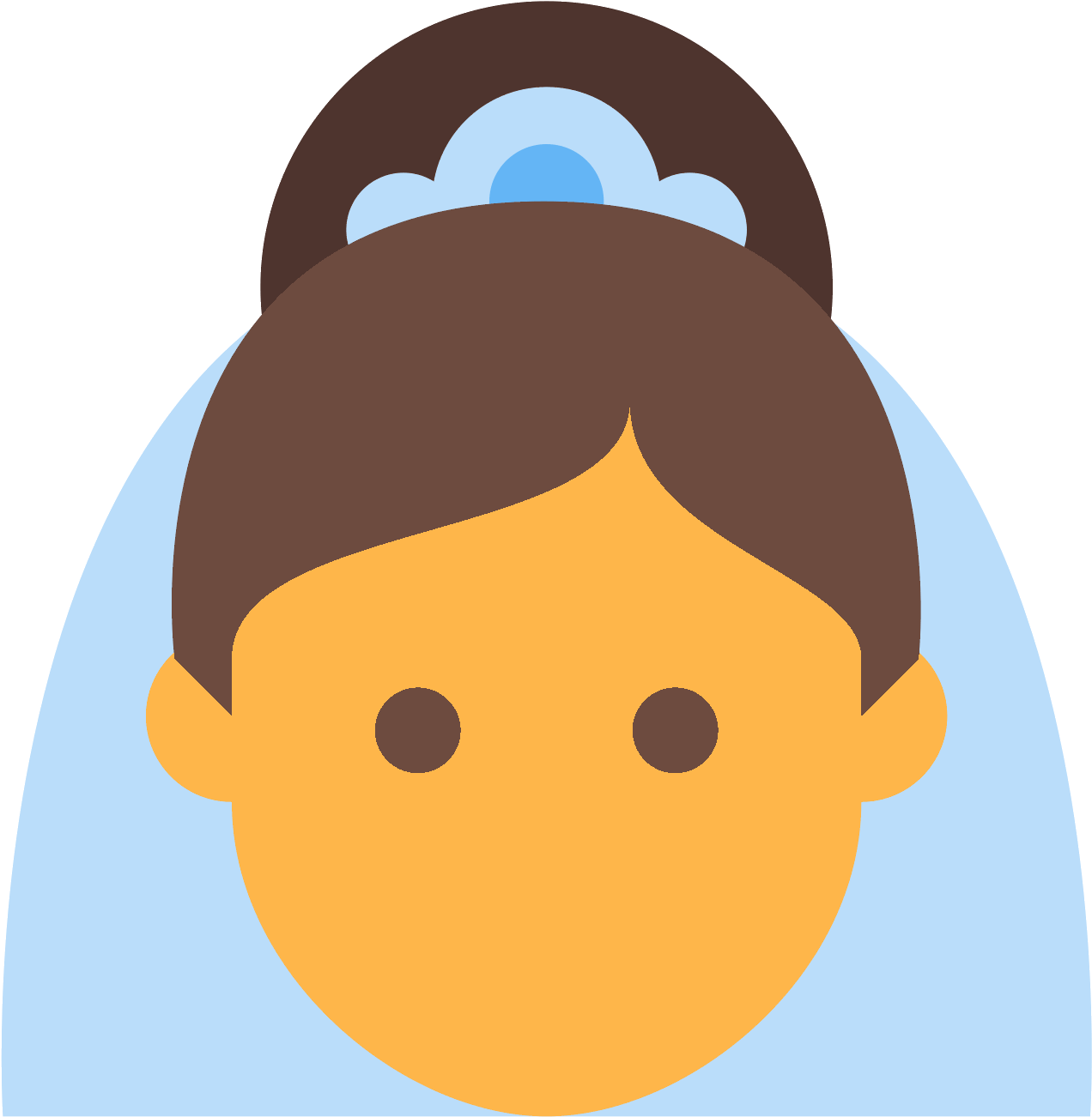 This Is A Drawing Of A Woman's Head That Has No Facial - Icon (1600x1600), Png Download