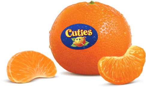 Cutie Orange Sticker (578x319), Png Download