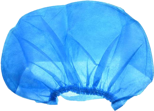 Bouffant Blue 24 Inch - Hospital Cap (814x584), Png Download