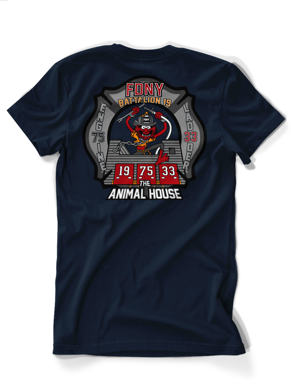 Fdny "the Animal House" Tee - Hard Rock Cafe T Shirt 2016 (961x1300), Png Download