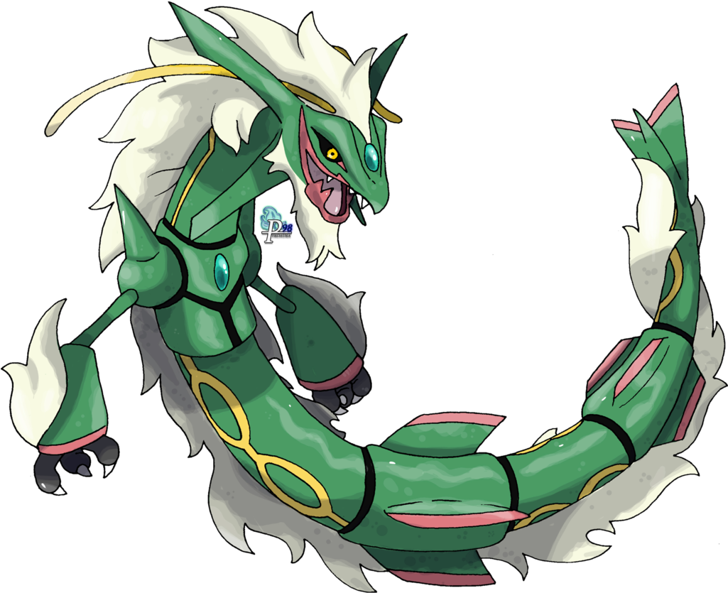 Pokemon Mega Rayquaza Z (1024x856), Png Download
