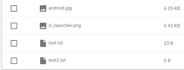 Raw File Upload Shown In Firebase Storage - Computer File (850x230), Png Download