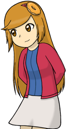 Pokemon Glazed Boy Character (350x437), Png Download