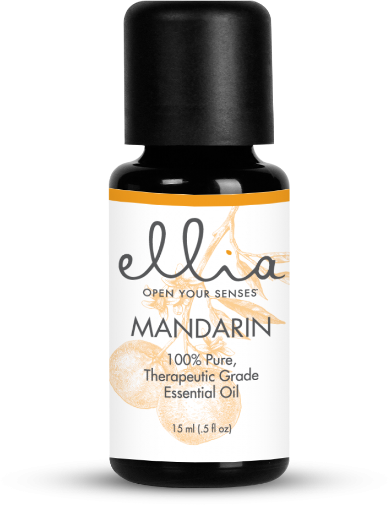 Ellia Mandarin Essential Oil 15ml Bottle - Ellia Essential Oils (1100x1100), Png Download