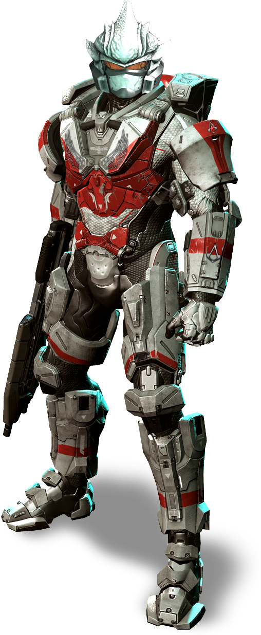 User Arnold-072 Render - Halo 4 Orbital Armor (600x1250), Png Download