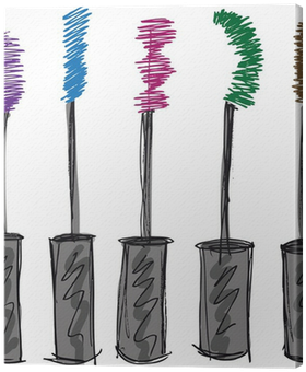Sketch Of Eyelash Brush (400x400), Png Download