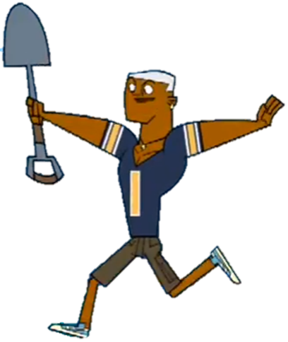 Lightning Con Pala - Total Drama Lightning Sitting (408x484), Png Download