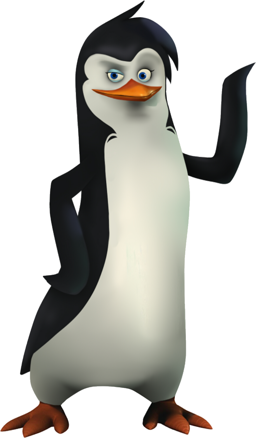 Madagascar Penguin Png Image - Penguins Of Madagascar (865x1477), Png Download