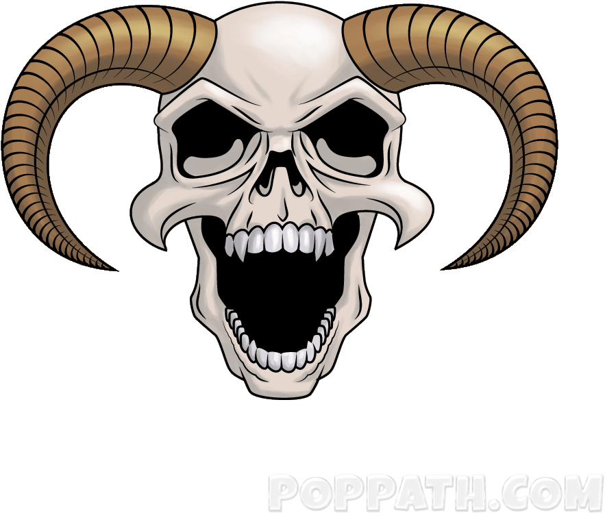Download Play Slideshow Devil Skull Png Full Size Png Image Pngkit