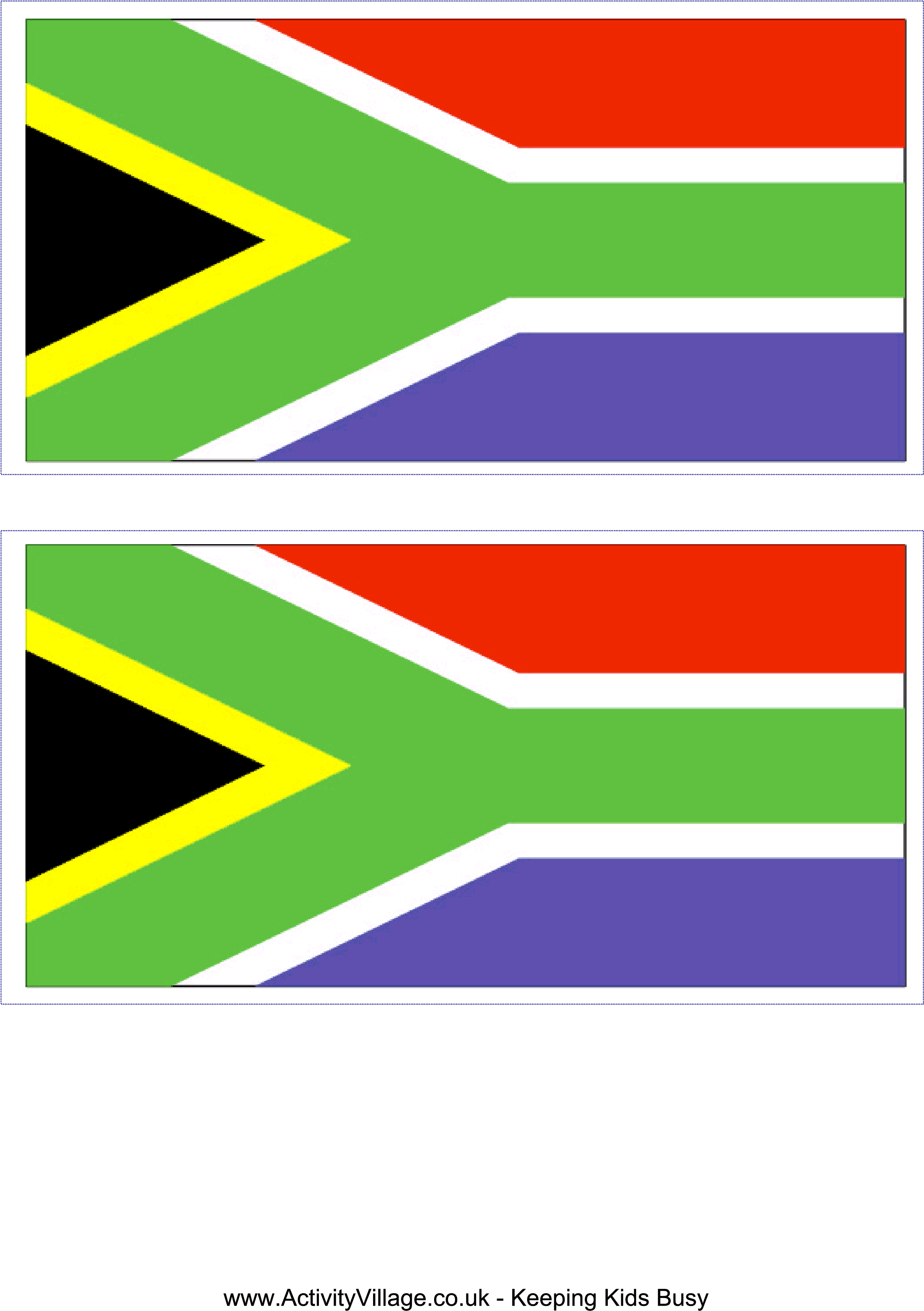 South African Flag Main Image - South Africa My Country (2480x3508), Png Download