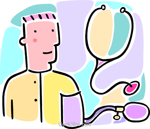 Stethoscope And Blood Pressure Cup Royalty Free Vector (480x413), Png Download