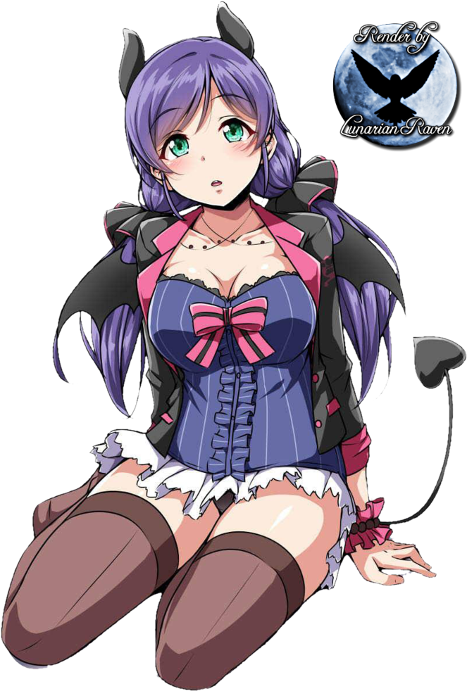 Demon Girl Photo 14242362 - Anime (701x1024), Png Download