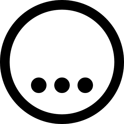 Three Points At The Bottom Of A Circle Vector - Play Button (400x400), Png Download