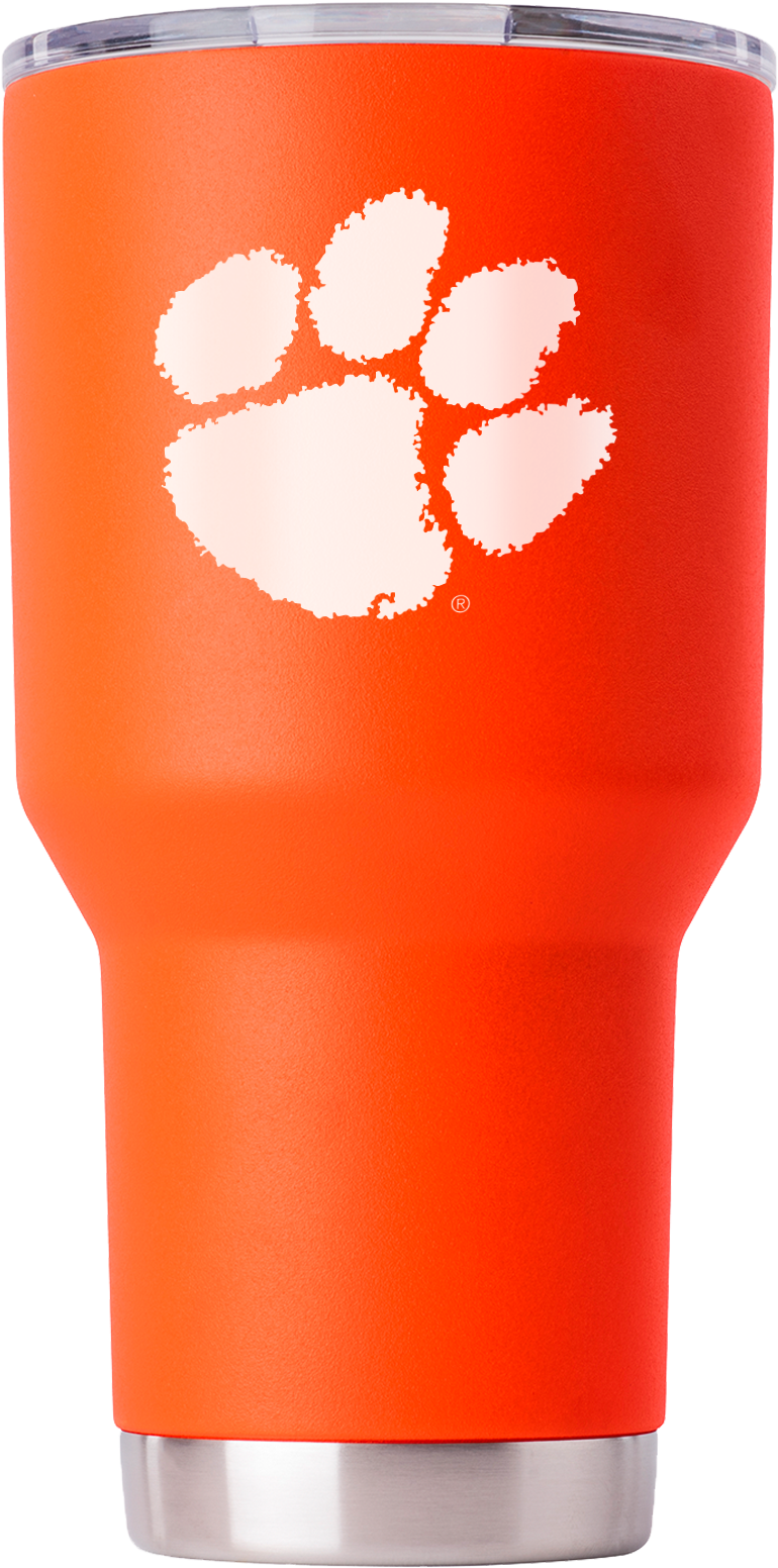 Clemson Tigers 30 Oz Orange Tumbler - Flag: Ncaa Clemson Tigers 2-sided Banner (1805x1805), Png Download