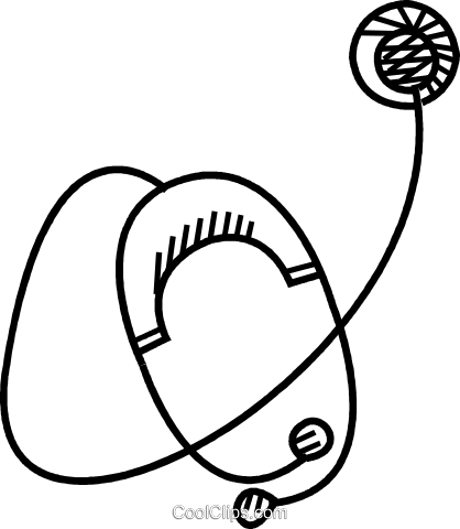 Stethoscope Royalty Free Vector Clip Art Illustration - Illustration (418x480), Png Download