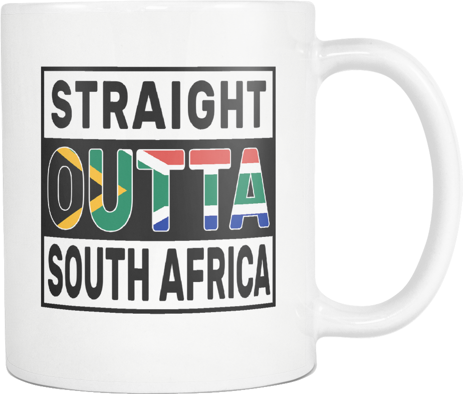 Straight Outta South Africa - Mug (1024x1024), Png Download