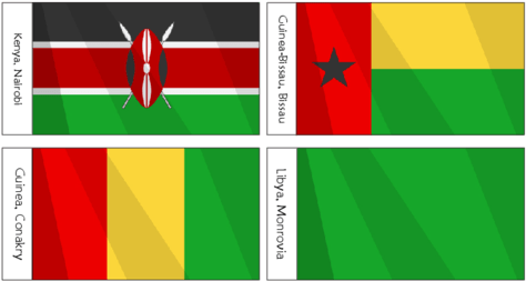 Kenya Flag (500x386), Png Download