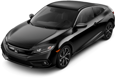 2019 Civic Coupe - Honda Civic (1024x284), Png Download